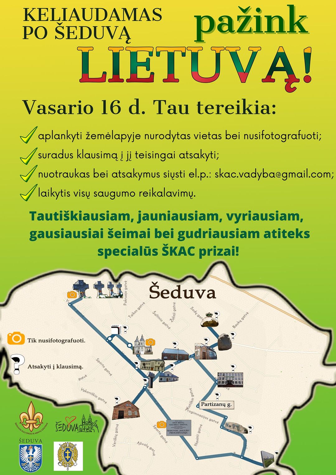 Keliaudamas po Šeduvą, pažink Lietuvą